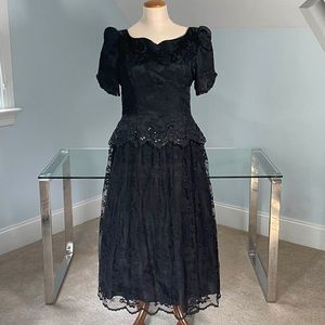 Scott McClintock Black, Tea length, dress, Sz 14